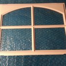 garage door window inserts,  Stockton ARCH  Design  for 18 1/32"w X 13 21/32"h  set of 8  stk#(3278)