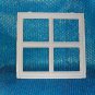 garage door window inserts, stockton for 17.75"wide X 11.75"high set of 12  stk#(3290)