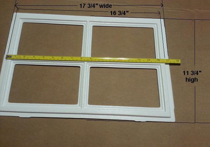 Garage Door Window Inserts Stockton For 17 75wide X 11 75high Set Of