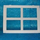 GARAGE DOOR  WINDOW  Insert "stockton" set of six, 12 1/2"x 16 1/2"  stk#(2036)