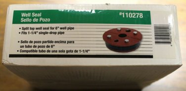 Well Seal for 4" Well Pipe, Split Top #105855 #(3281)A21