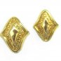 Vintage Courrèges Gold Tone Earring Clips