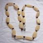 Lucite & Beads 32" Long Necklace Excellent Condition