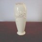 Lenox Vase 6" Tall Handcrafted Embossed Rose Gold Trim