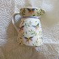 Andrea by Sadek Miniature Pitcher Butterflies & Leaves NEW