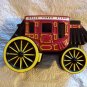 Stagecoach Metal Bank Wells Fargo & Co. Dated 1998 Very Heavy