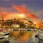 French ART Marseille Marina boats France PAINTING