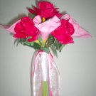 Roses and Pink Callas Bouquet