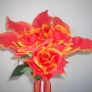 Orange Callas & Roses Tropique Bouquet