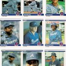 1984 Fleer Atlanta Braves Team Set-24 Cards