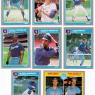1985 Fleer Atlanta Braves Team Set-26 Cards
