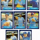 1986 Fleer Update Atlanta Braves Team Set-8 Cards