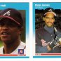 1987 Fleer Update Atlanta Braves Team-2 Cards