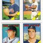 1988 Topps Traded Atlanta Braves Team Set-4 Cards