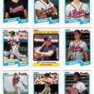 1990 Fleer Regular & Update Atlanta Braves-32 Cds