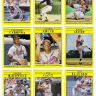 1991 Fleer Atlanta Braves Team Set-28 Cards