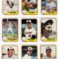 1981 Fleer Baltimore Orioles Team Set-27 Cards