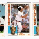 1984 Topps Traded Baltimore Orioles Team Set-3 Cards