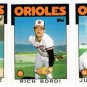 1986 Topps Traded Baltimore Orioles Team Set-3 Cards
