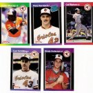 1989 Donruss Baltimore Orioles Team Set-22 Cards