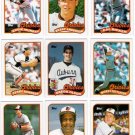 1989 Topps Baltimore Orioles Team Set-28 Cards