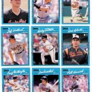 1990 Donruss Best of A.L. Baltimore Orioles-10 Cards