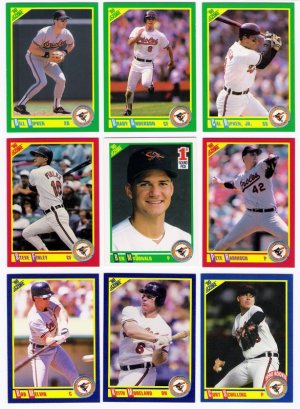 1990 Score Baltimore Orioles-30 Cards