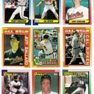 1990 Topps Baltimore Orioles Team Set-33 Cards