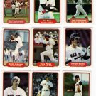 1982 Fleer Boston Red Sox Team Set-27 Cards