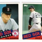 1985 Topps Traded Boston Red Sox Team Set-2 Cards