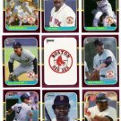 1987 Donruss Opening Day Boston Red Sox-11 Cd