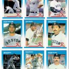 1987 Fleer Boston Red Sox Team Set-23 Cards