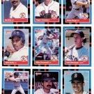 1988 Donruss Boston Red Sox Team Set-21 Cards