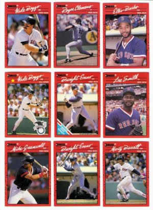 1990 Donruss Boston Red Sox Team Set-26 Cards