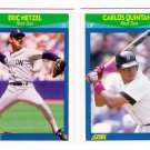 1990 Score Rising Stars Boston Red Sox-2 Cd