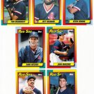 1990 Topps Traded Boston Red Sox Team Set-7 Cards