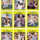 1991 Fleer Boston Red Sox Team Set-31 Cards