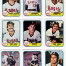 1981 Fleer California Angels Team Set-23 Cards
