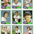 1981 Topps Traded California Angels Team Set-10 Cards