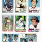 1982 Topps California Angels Team Set-33 Cards