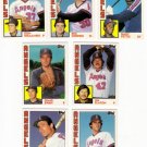 1984 Topps Traded California Angels Team Set-7 Cards