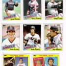 1985 Topps California Angels Team Set-30 Cards