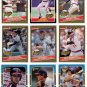 1985-87 Donruss Highlights California Angels-9 Cards