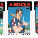 1986 Topps Traded California Angels Team Set-3 Cards
