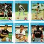 1987 Fleer Update California Angels Team-6 Cards