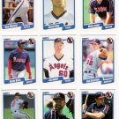 1990 Fleer Regular & Update California Angels-30 Cds