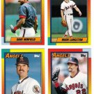 1990 Topps Traded California Angels Team Set-4 Cards