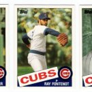 1985 Topps Traded Chicago Cubs Team Set-3 Cards