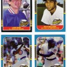 1985-87 Donruss Highlights Chicago Cubs-4 Cards