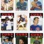 1986 Topps Chicago Cubs Team Set-28 Cards